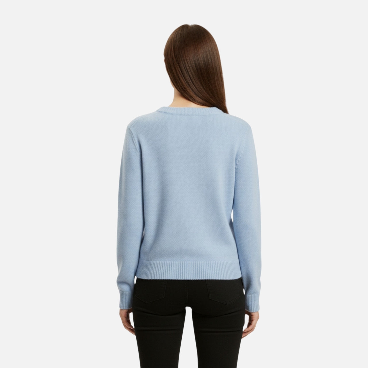 Woverley | Women's Timeless O-Neck Merino Wool Sweater