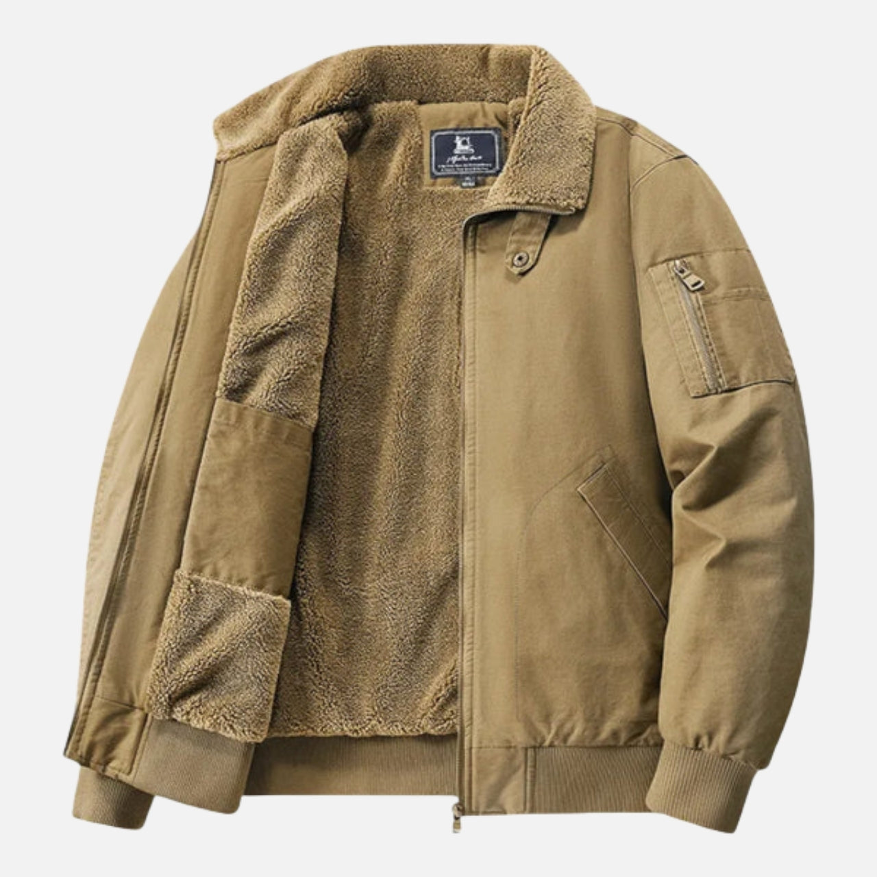 Woverley | Men's Casual Jacket – Chic Cotton and Lambswool Blend