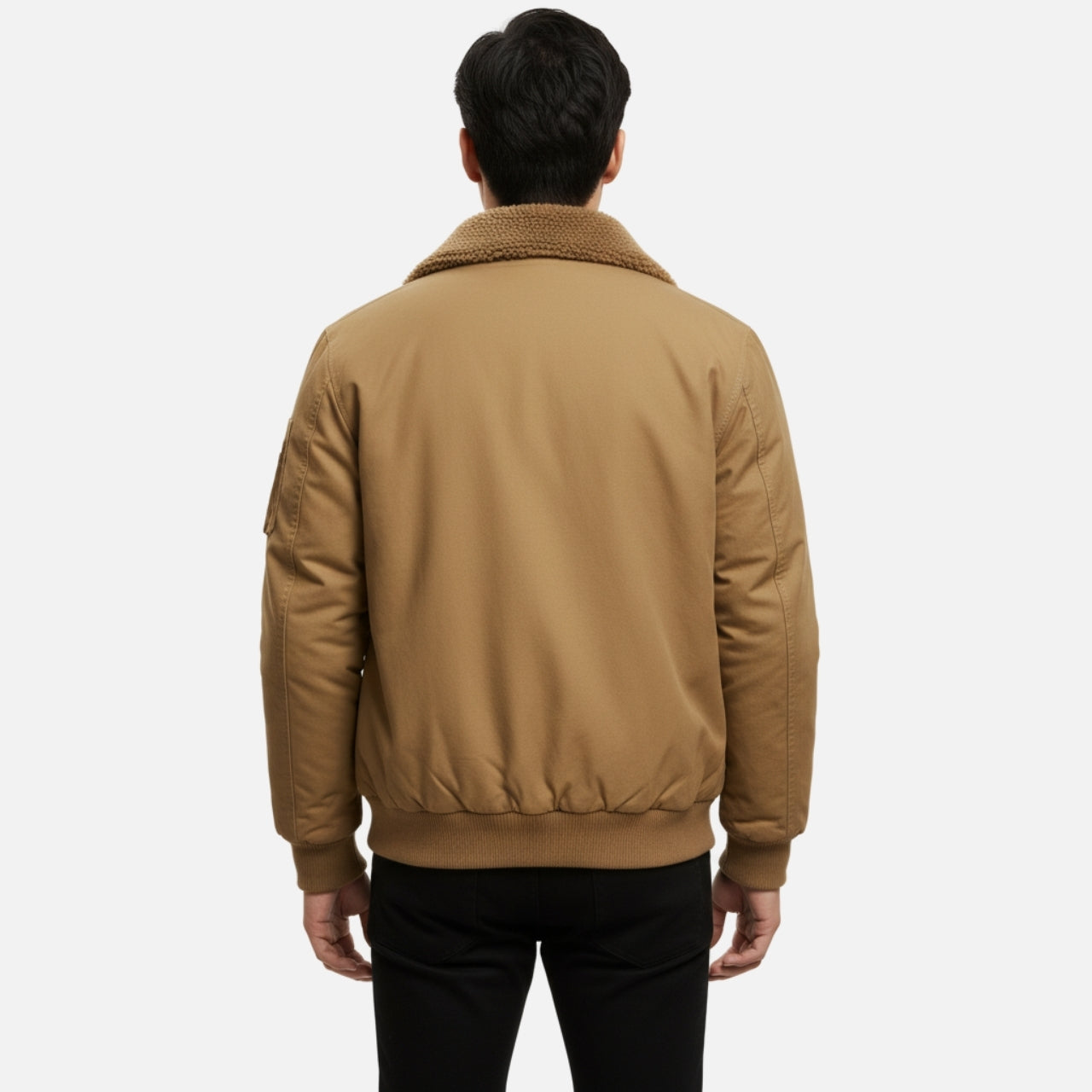 Woverley | Men's Casual Jacket – Chic Cotton and Lambswool Blend