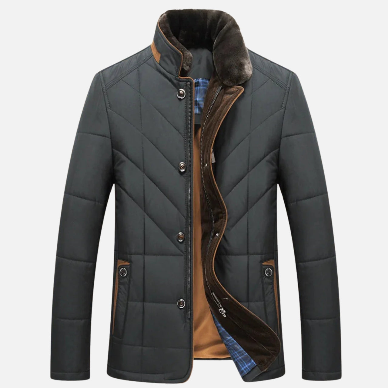 Woverley | Men's Classic Quilted Jacket – Enduring Warmth and Elegance