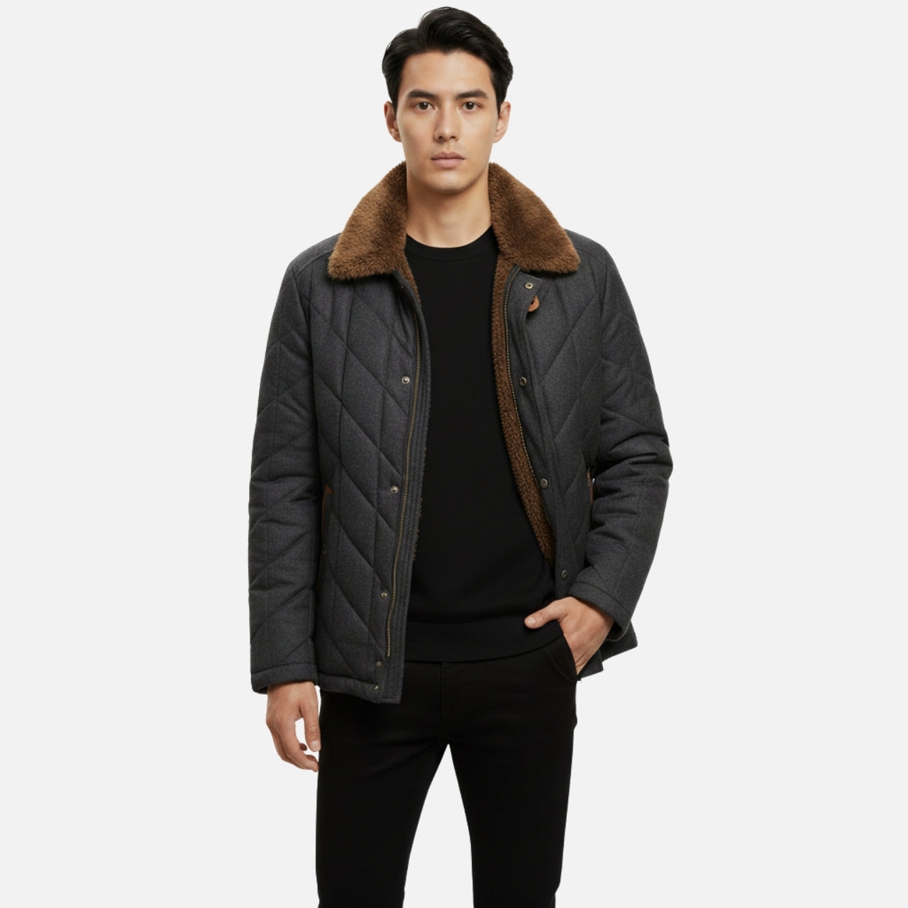 Woverley | Men's Classic Quilted Jacket – Enduring Warmth and Elegance