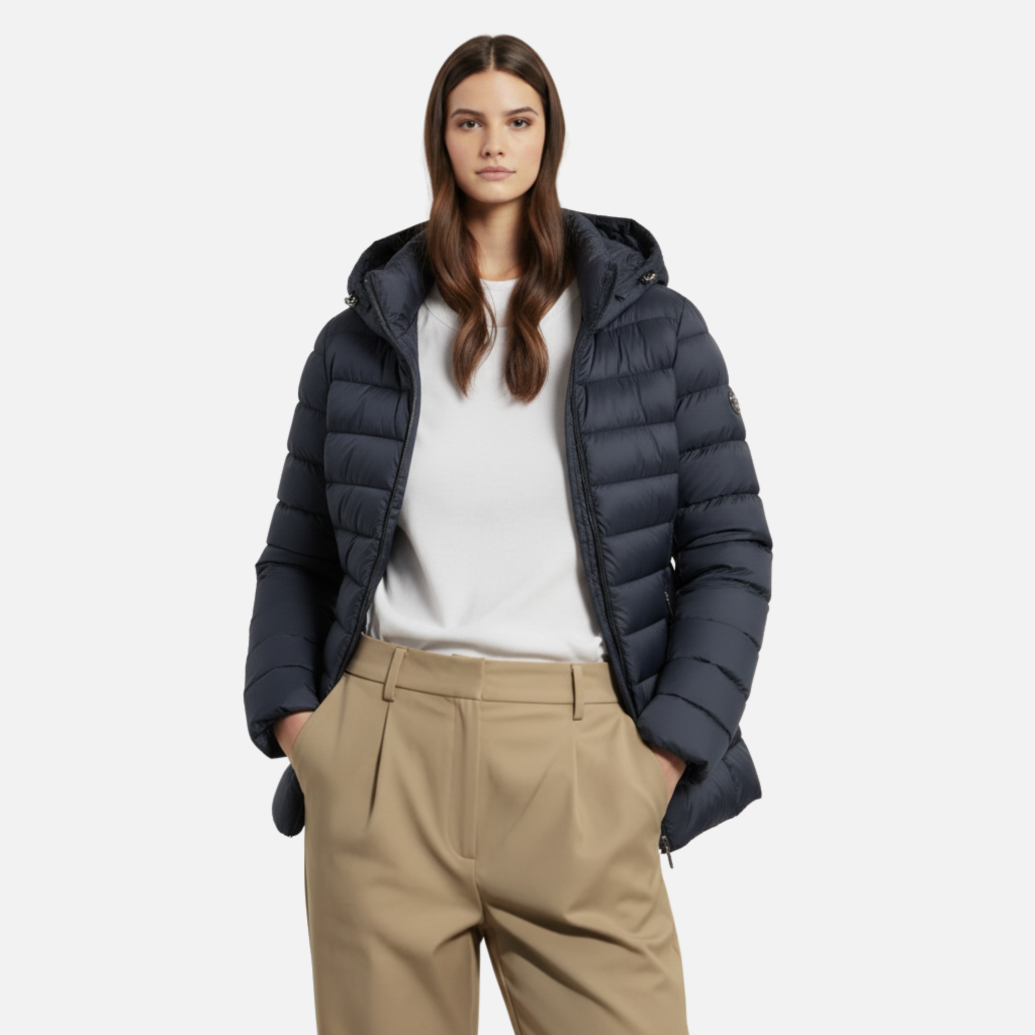 Woverley | Elegant Knee-Length Winter Coat for Women – Stylish and Warm