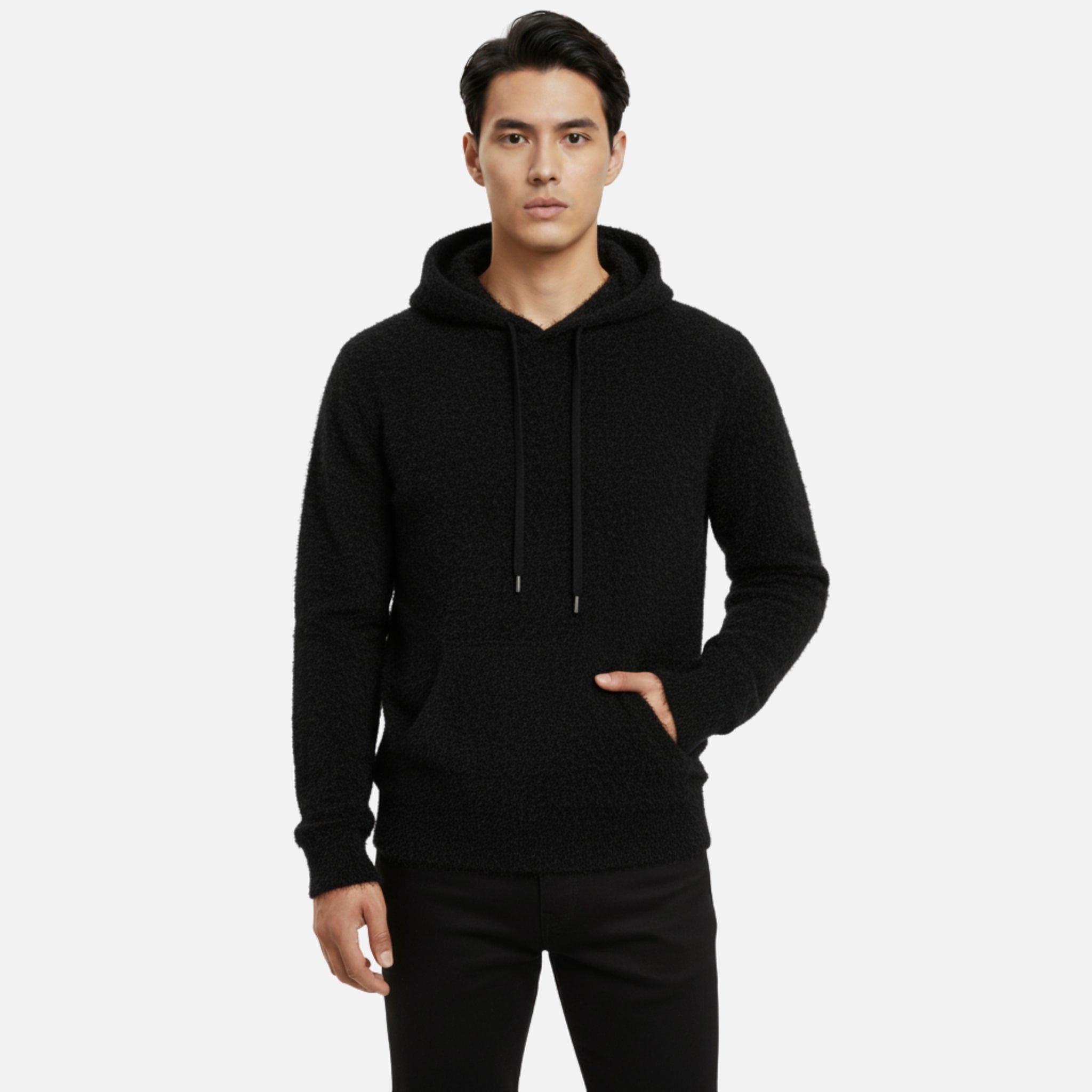 Woverley | Men's Long Sleeve Cashmere Hooded Sweater