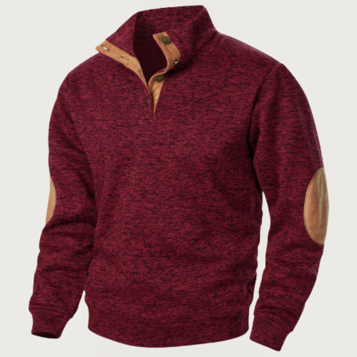 Woverley | Men's Classic High-Collar Knitted Sweater