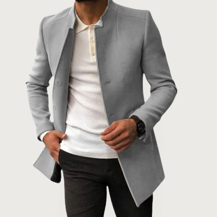 Woverley | Classic Slim Fit Men's Coat - Timeless Elegance