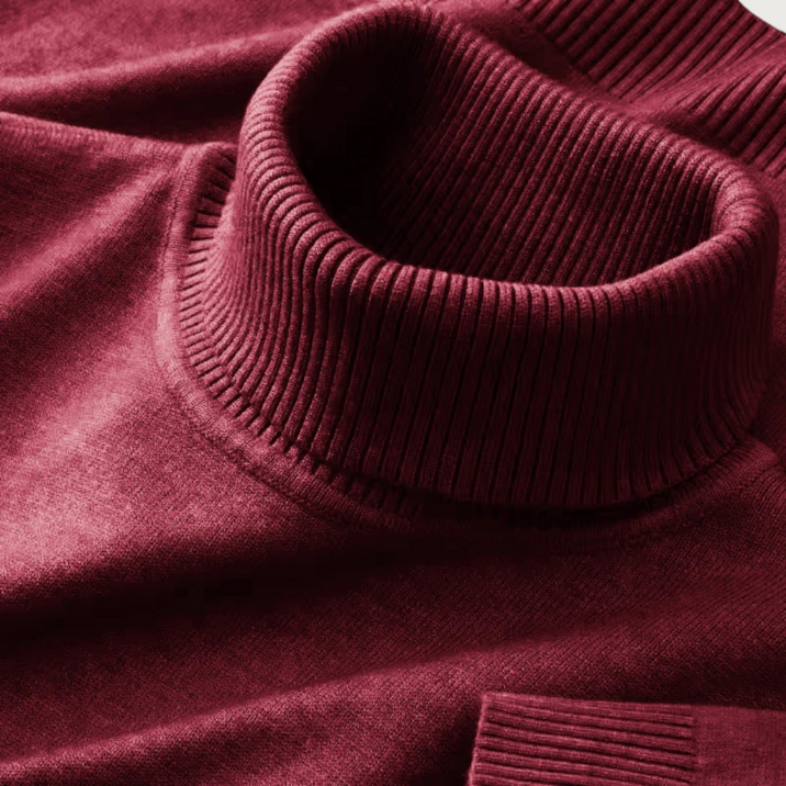 Woverley | Men's Knit Turtleneck Sweater in Wool