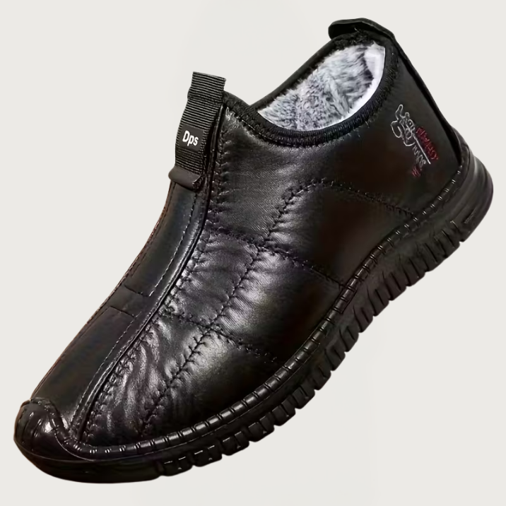Woverley | Men's Warm Winter Slip-On Ankle Boots with Elastic Entry
