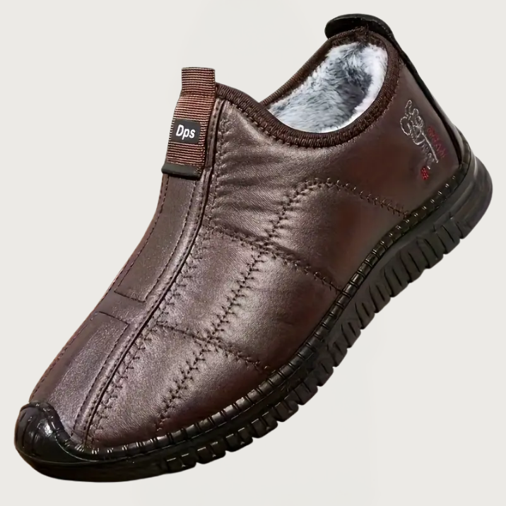 Woverley | Men's Warm Winter Slip-On Ankle Boots with Elastic Entry