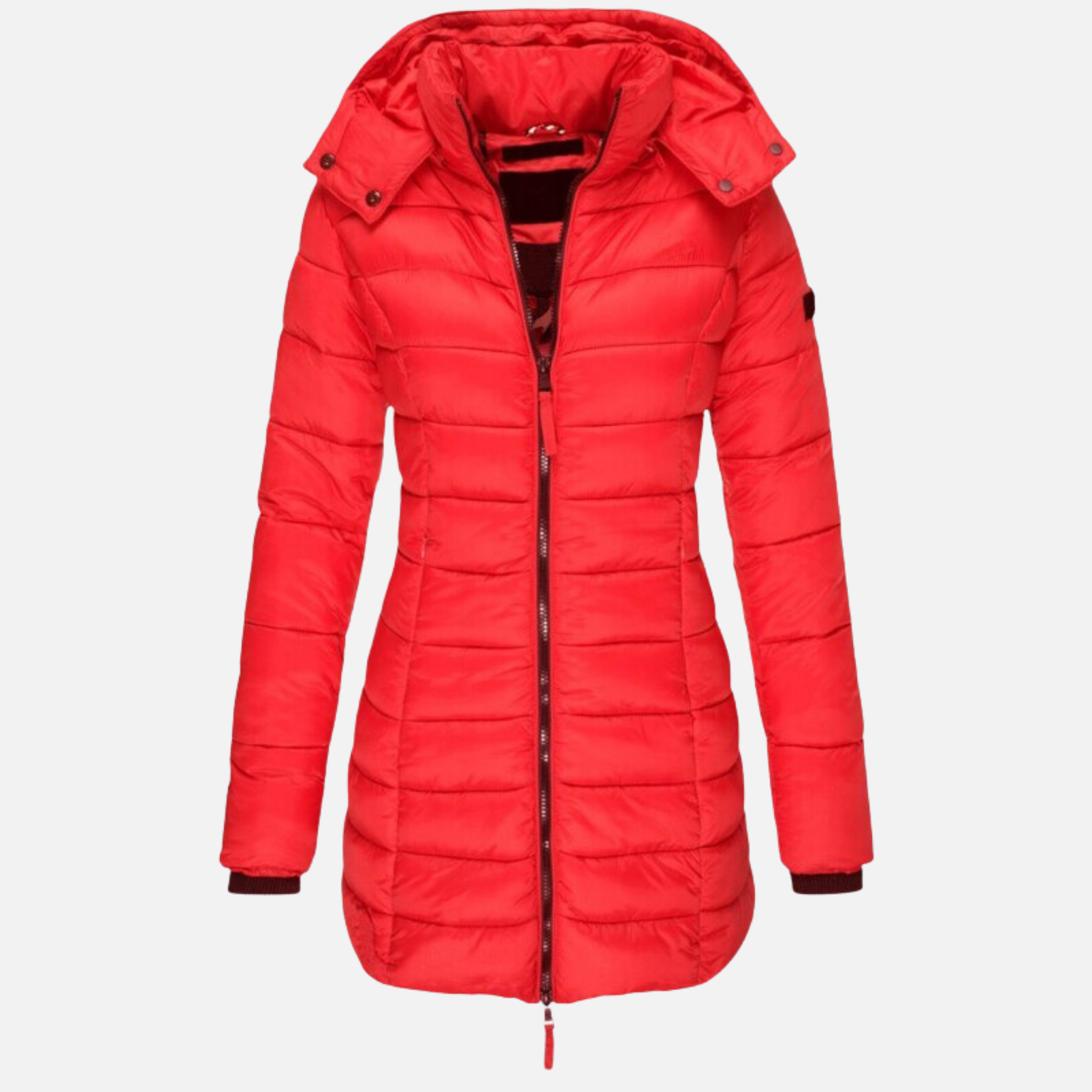 Woverley | Elegant Knee-Length Winter Coat for Women – Stylish and Warm