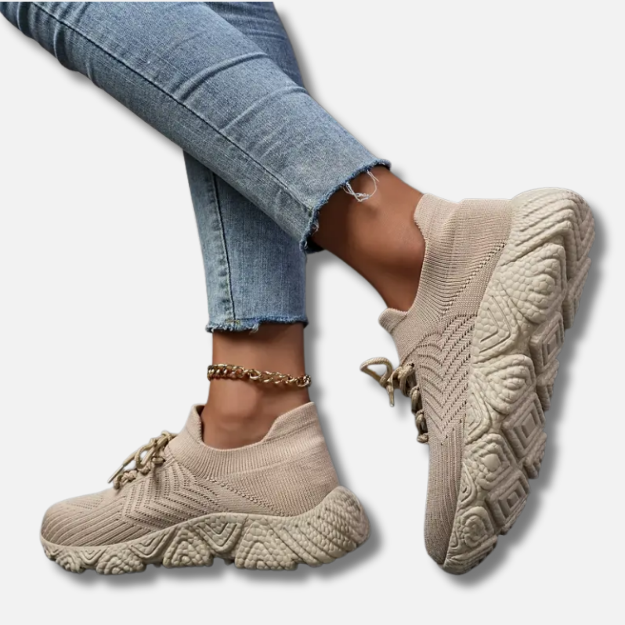 Woverley | Women's Breathable Casual Sneakers with Lacing