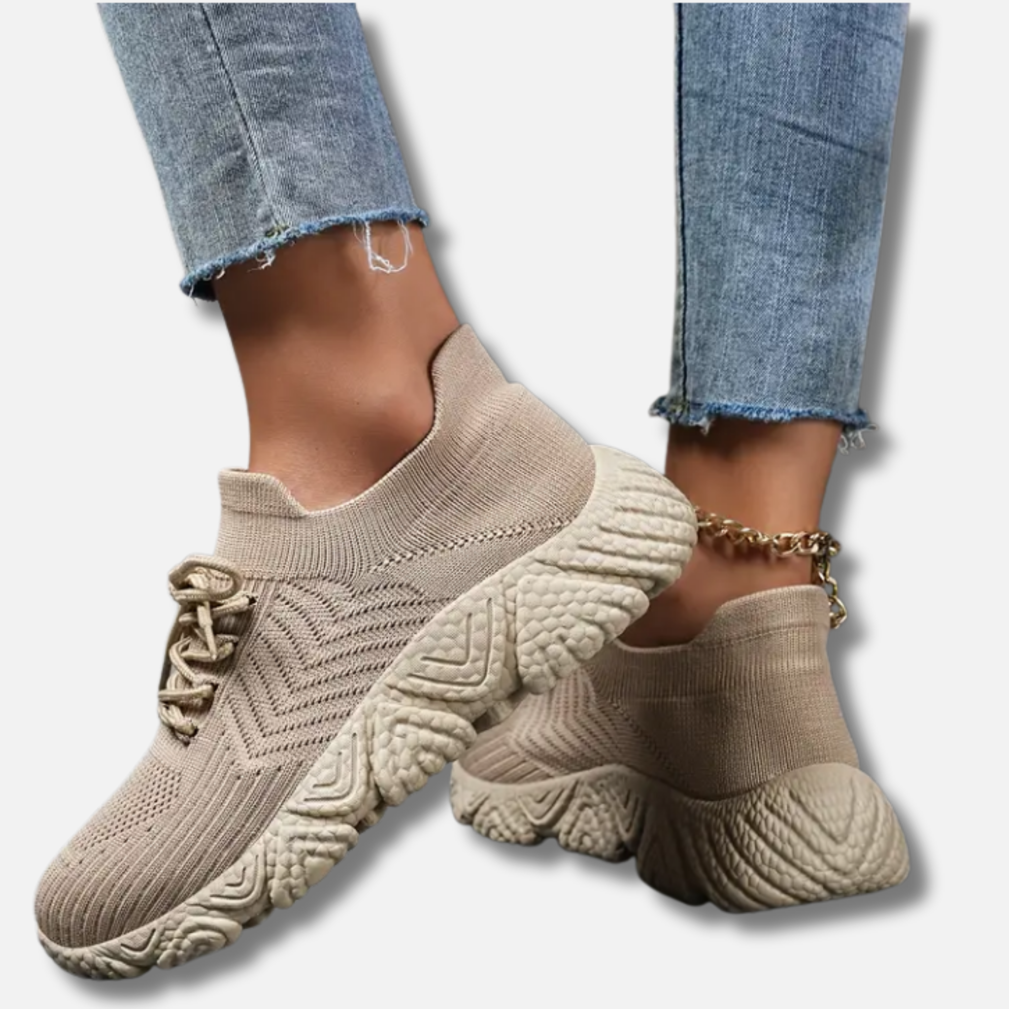 Woverley | Women's Breathable Casual Sneakers with Lacing