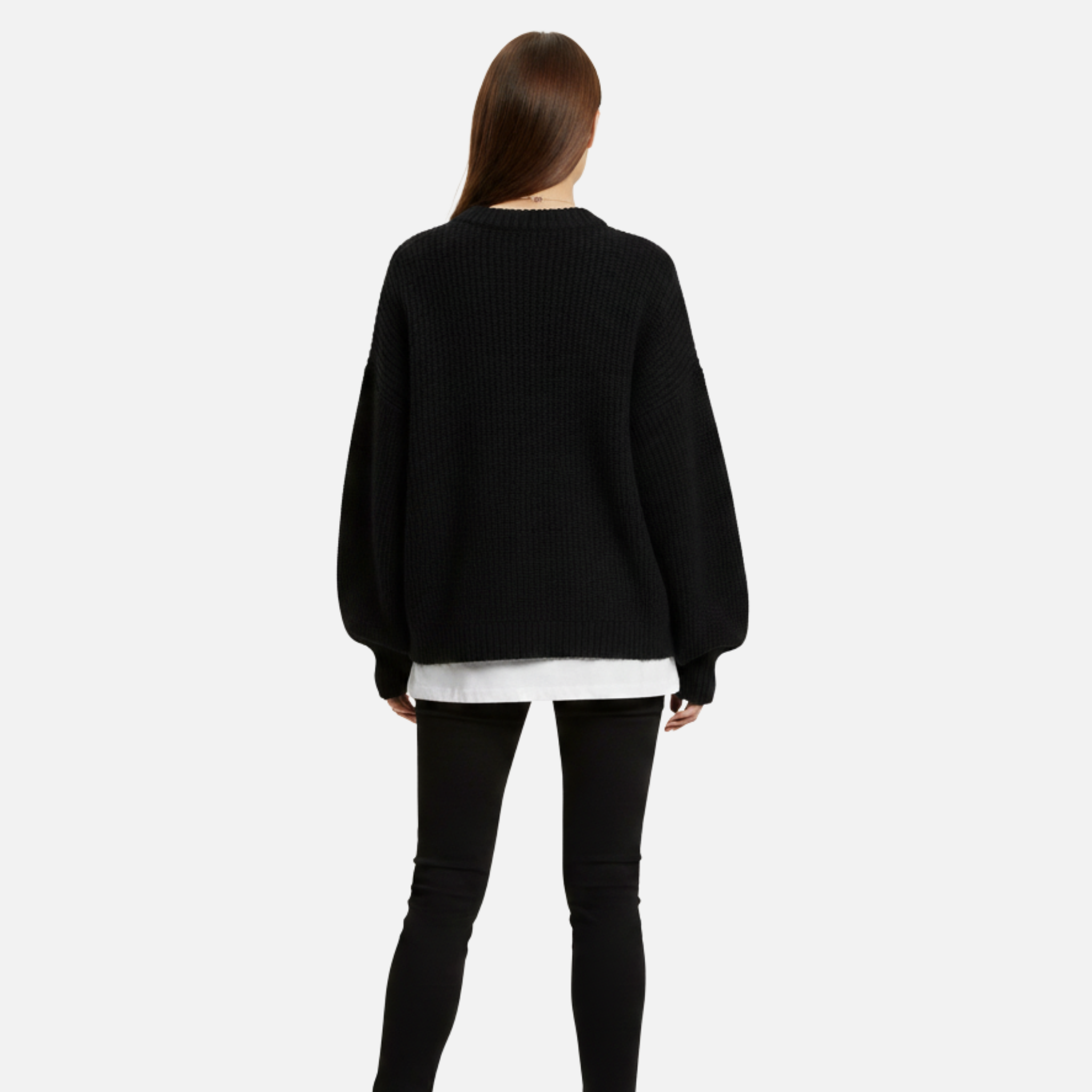 Woverley | Women's Sweater with Dropped Shoulders and Long Sleeves