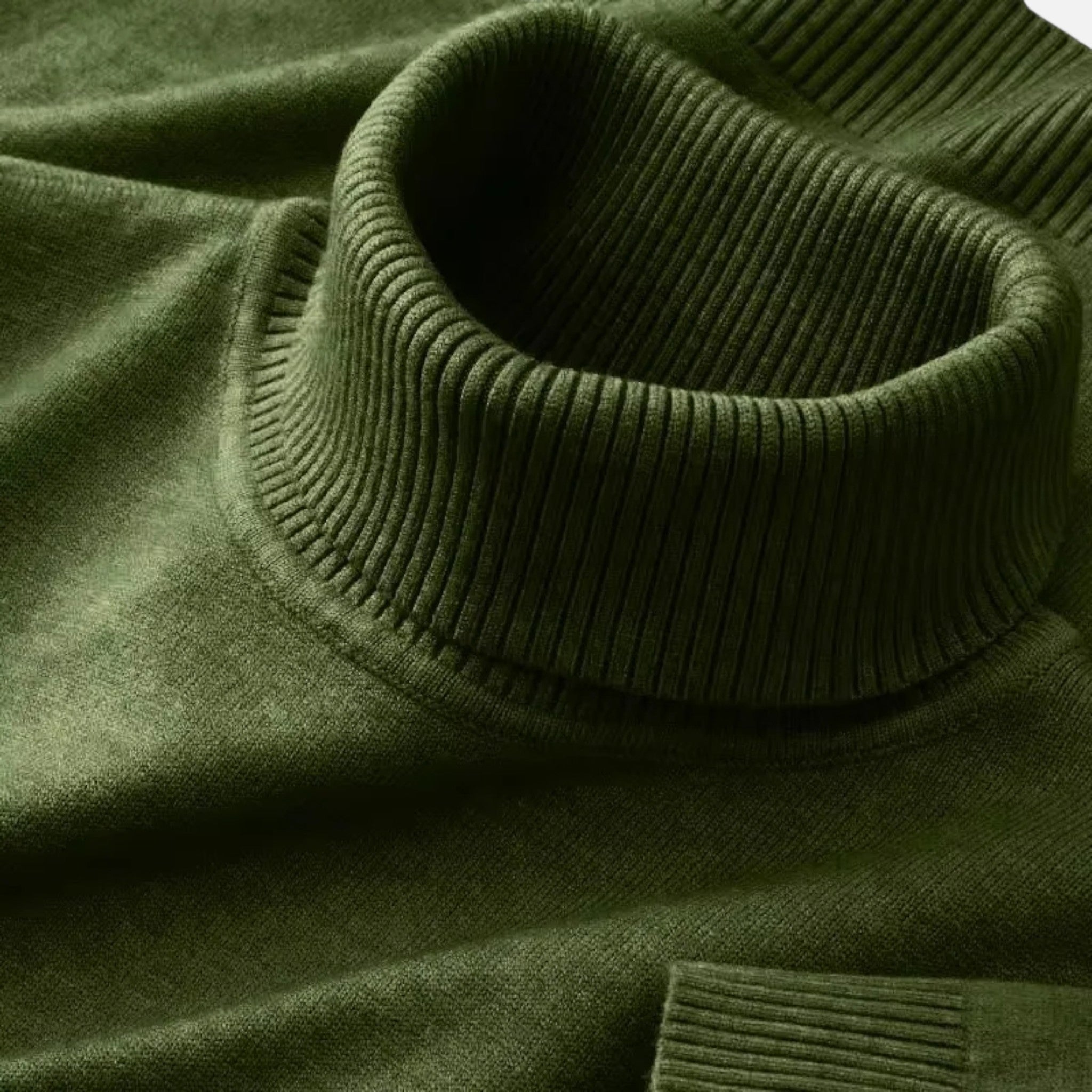 Woverley | Men's Knit Turtleneck Sweater in Wool