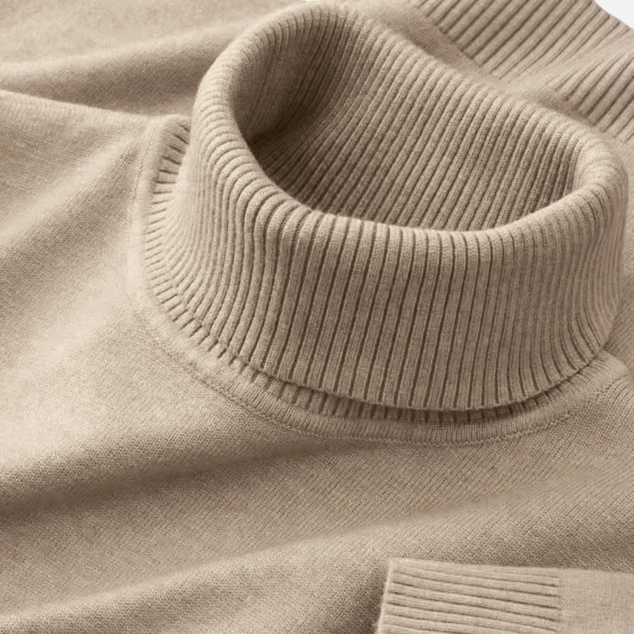 Woverley | Men's Knit Turtleneck Sweater in Wool