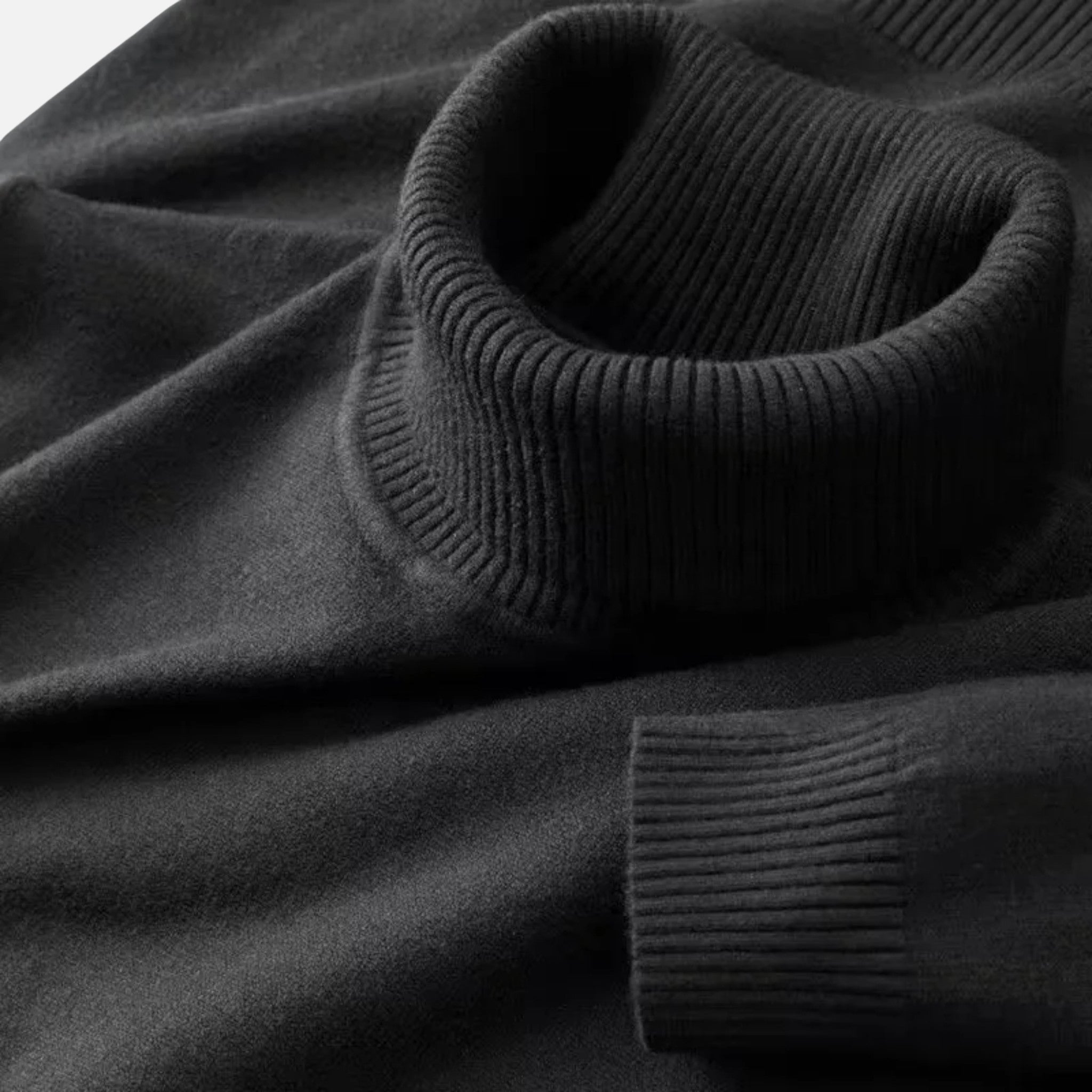 Woverley | Men's Knit Turtleneck Sweater in Wool
