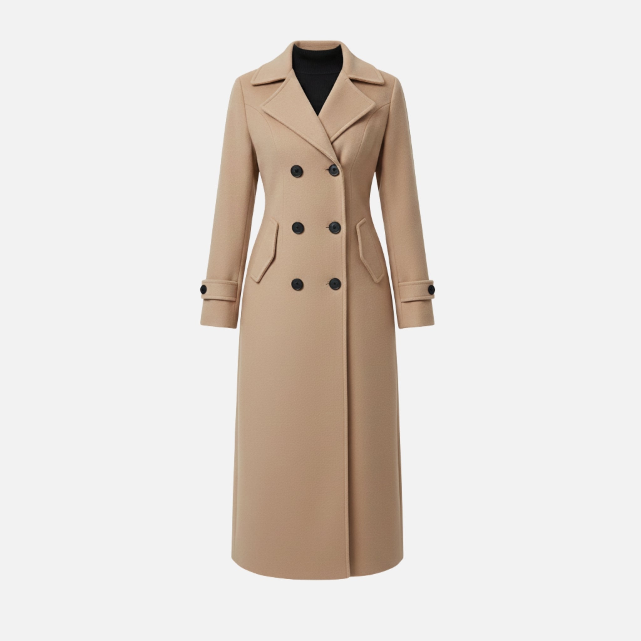 Woverley | Women's Elegant Long Coat – Stylish Seasonal Outerwear