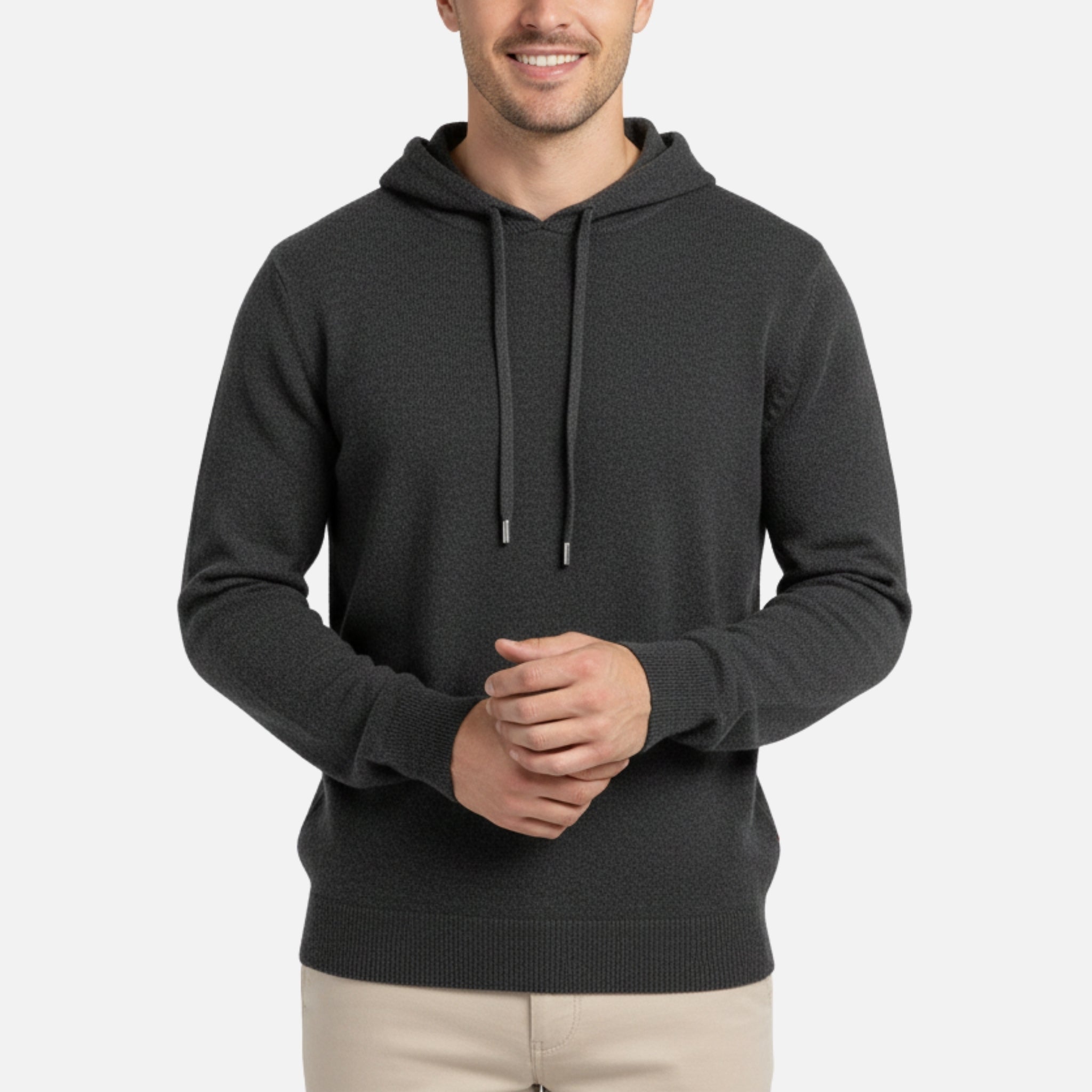 Woverley | Men's Long Sleeve Cashmere Hooded Sweater