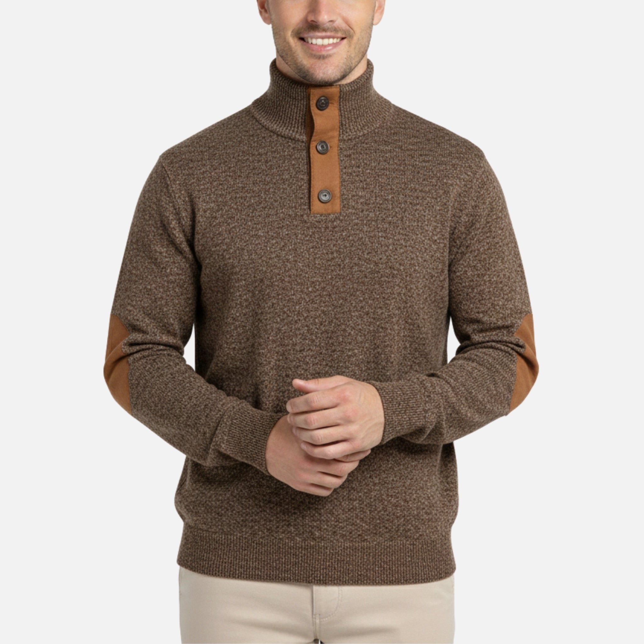 Woverley | Men's Classic High-Collar Knitted Sweater