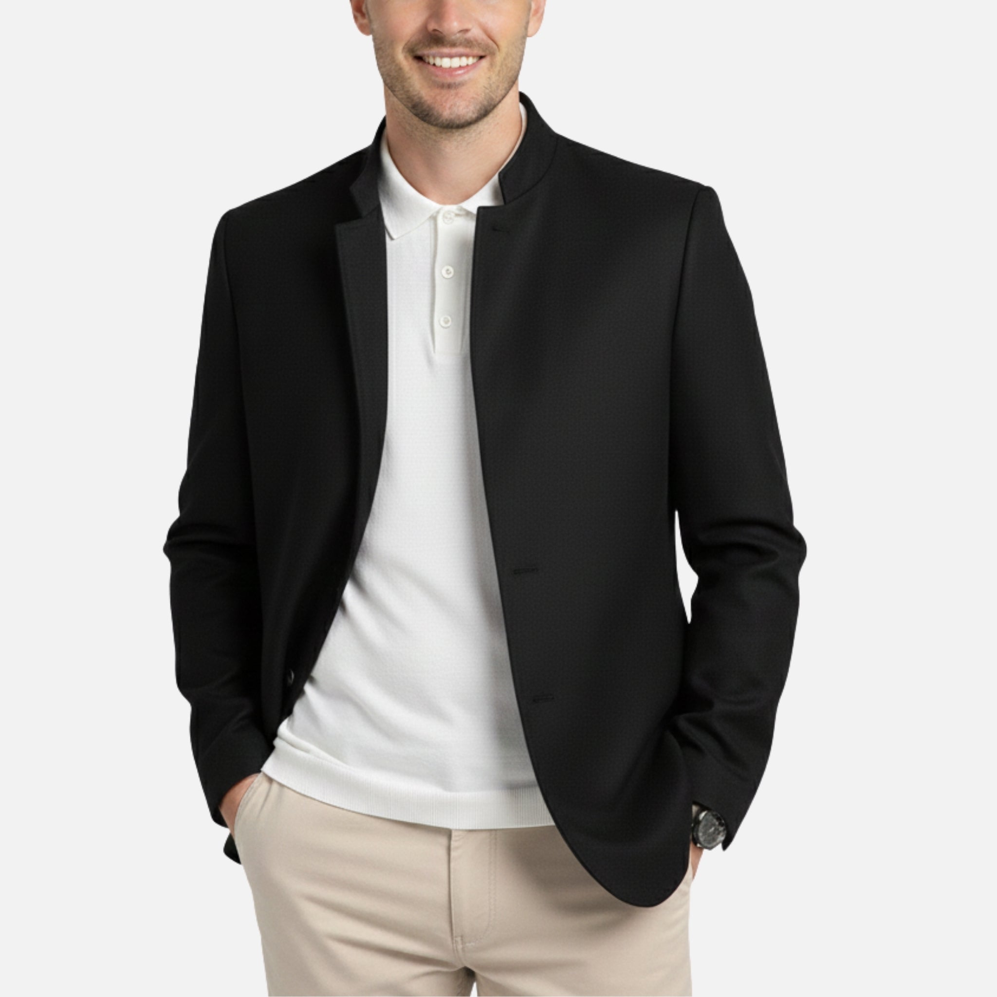 Woverley | Classic Slim Fit Men's Coat - Timeless Elegance