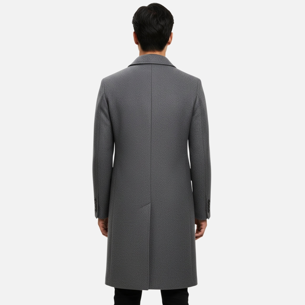 Woverley | Classic Tailored Wool Overcoat for Men – Timeless Elegance