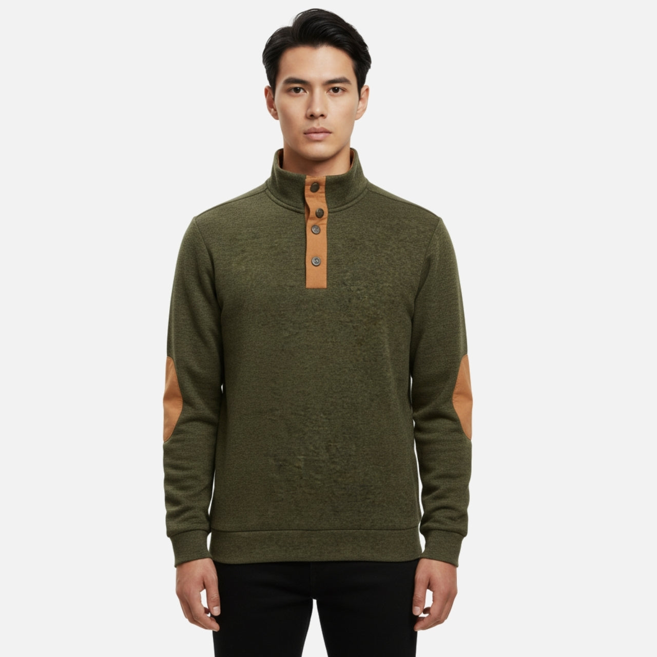 Woverley | Men's Classic High-Collar Knitted Sweater