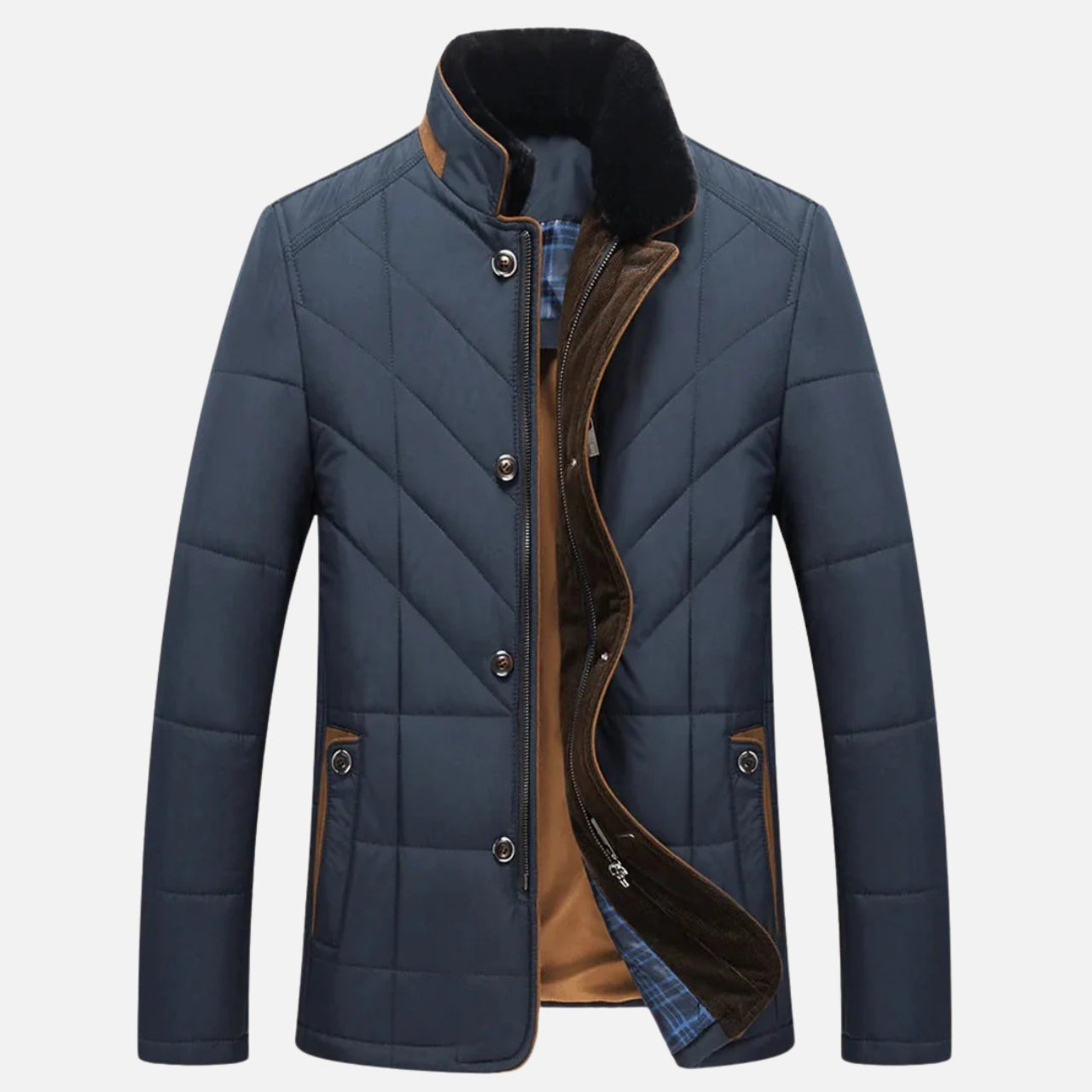 Woverley | Men's Classic Quilted Jacket – Enduring Warmth and Elegance