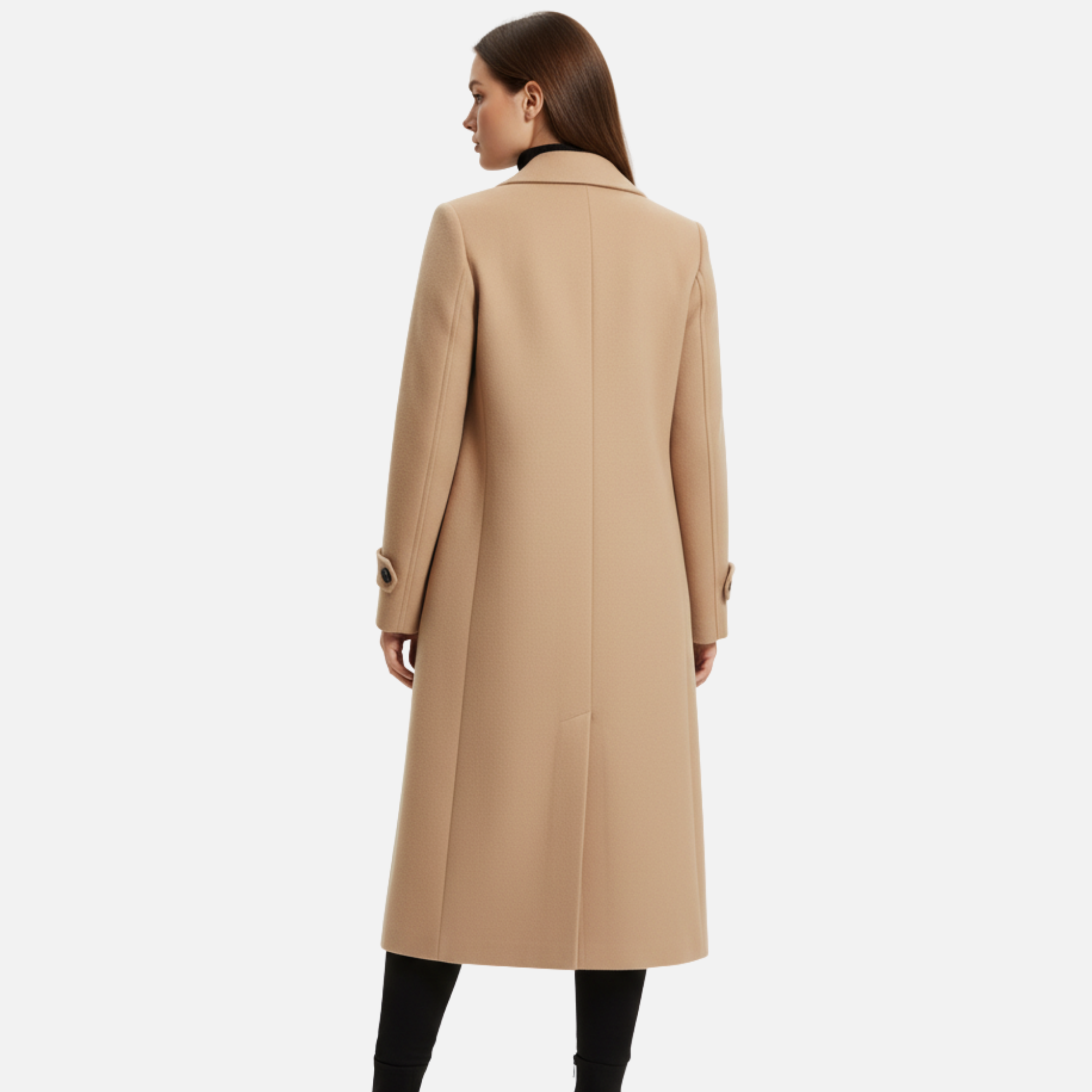 Woverley | Women's Elegant Long Coat – Stylish Seasonal Outerwear