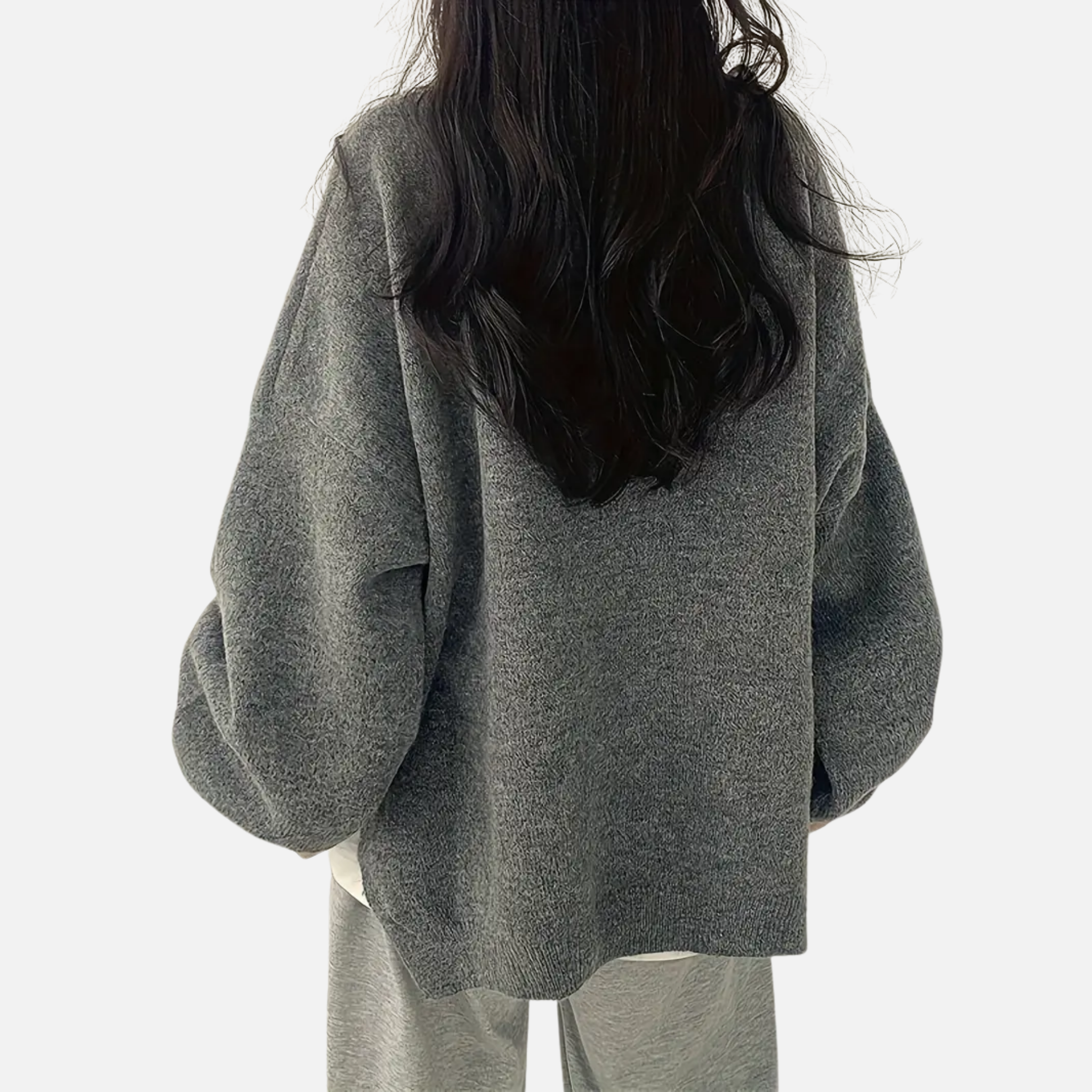 Woverley | Women's Sweater with Dropped Shoulders and Long Sleeves