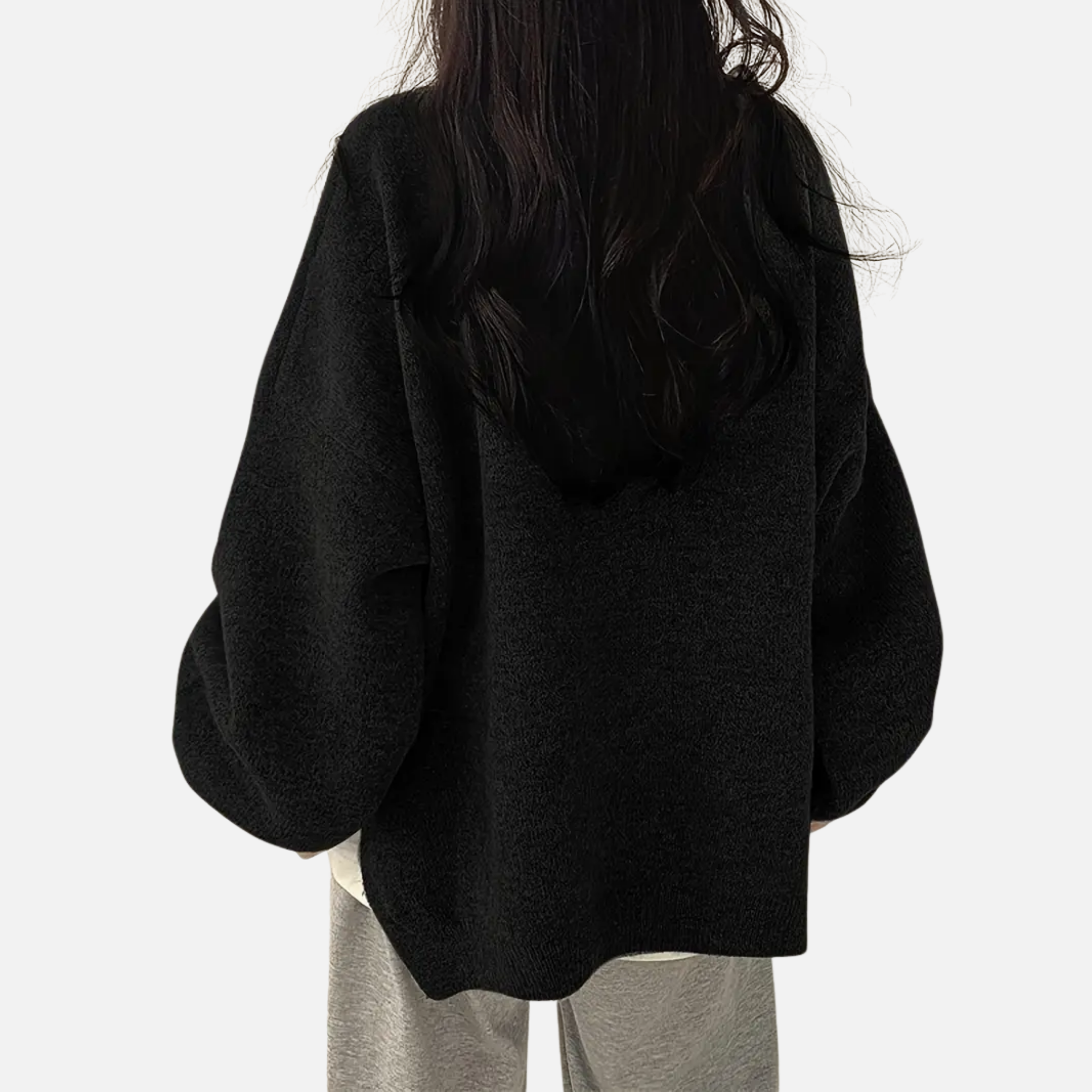 Woverley | Women's Sweater with Dropped Shoulders and Long Sleeves