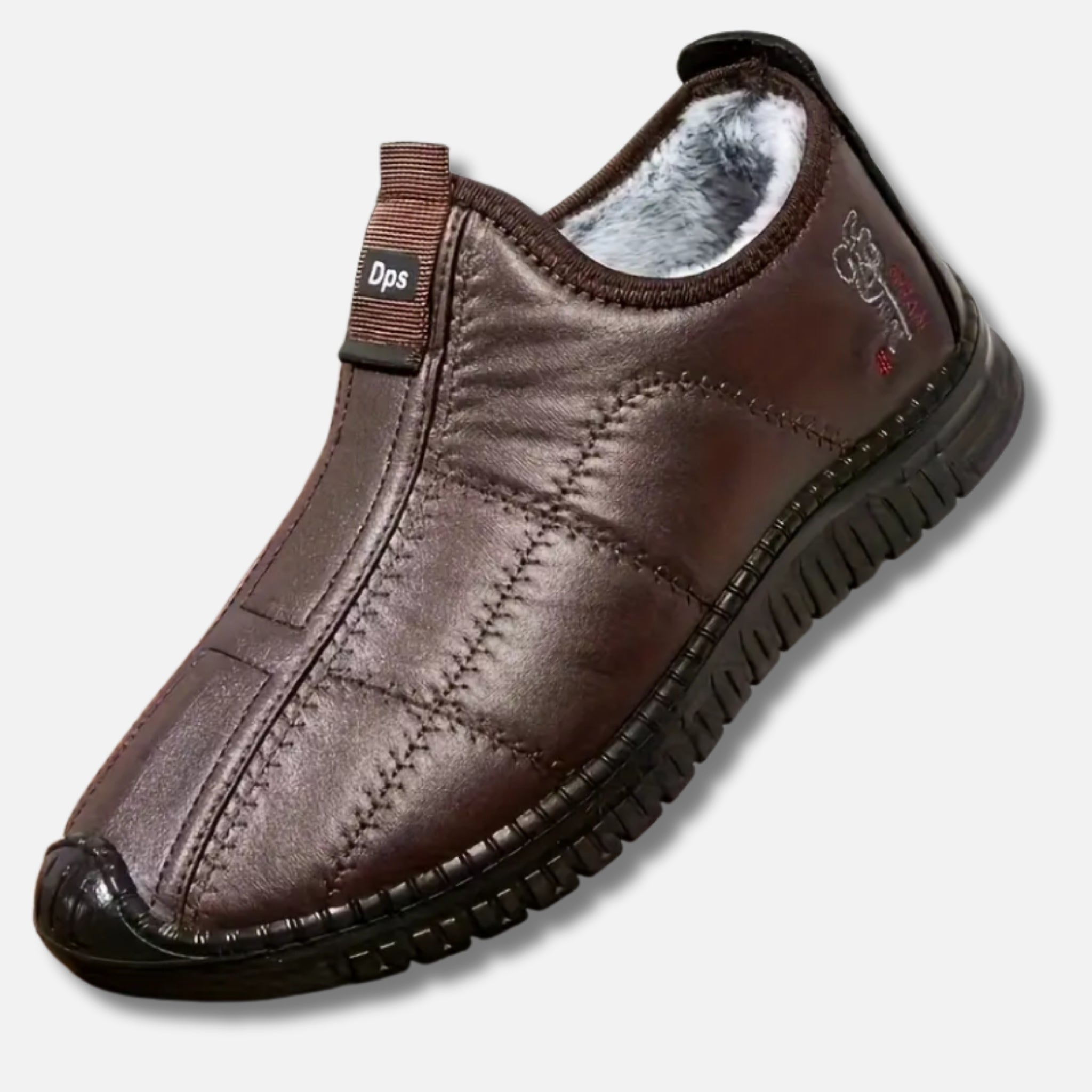 Woverley | Men's Warm Winter Slip-On Ankle Boots with Elastic Entry