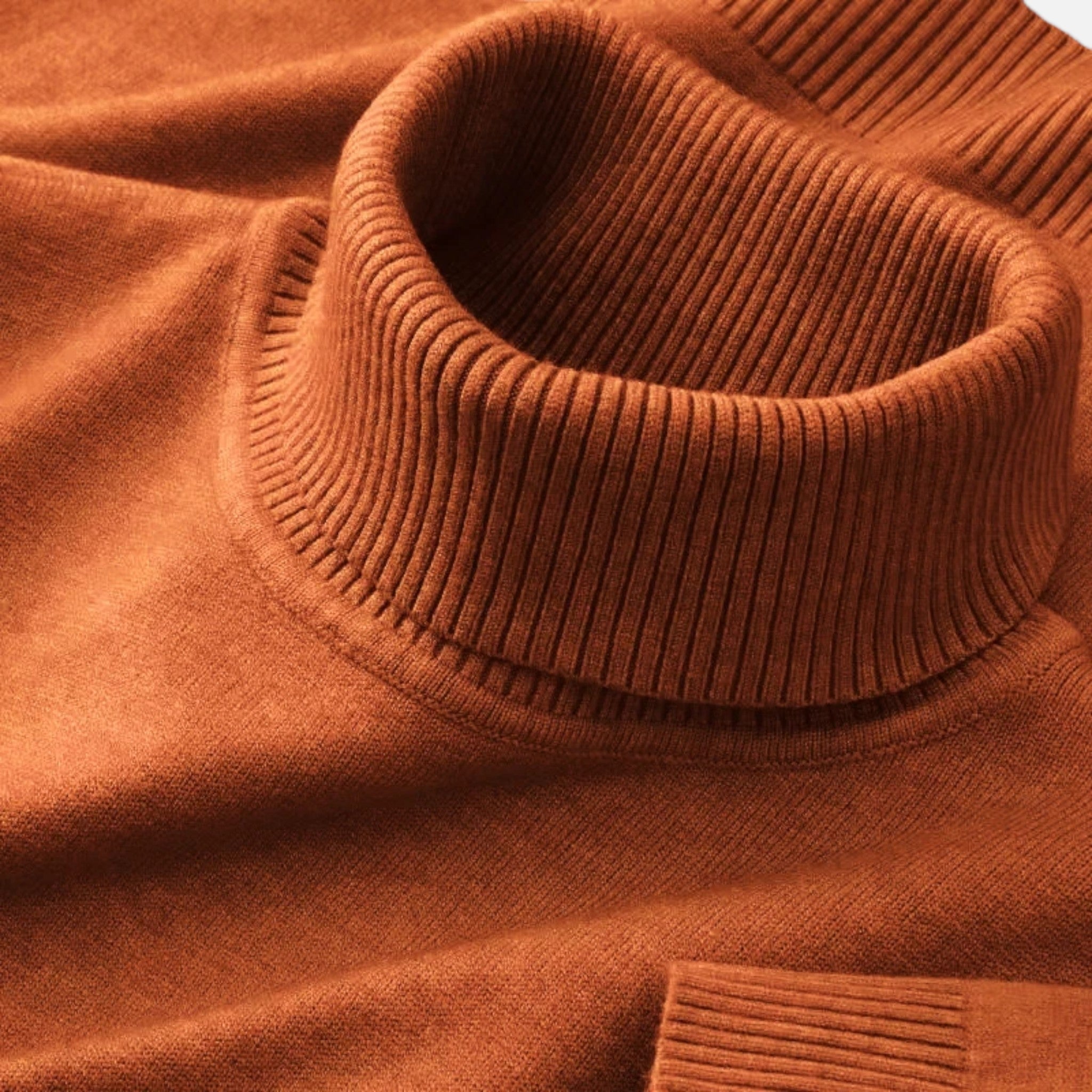 Woverley | Men's Knit Turtleneck Sweater in Wool
