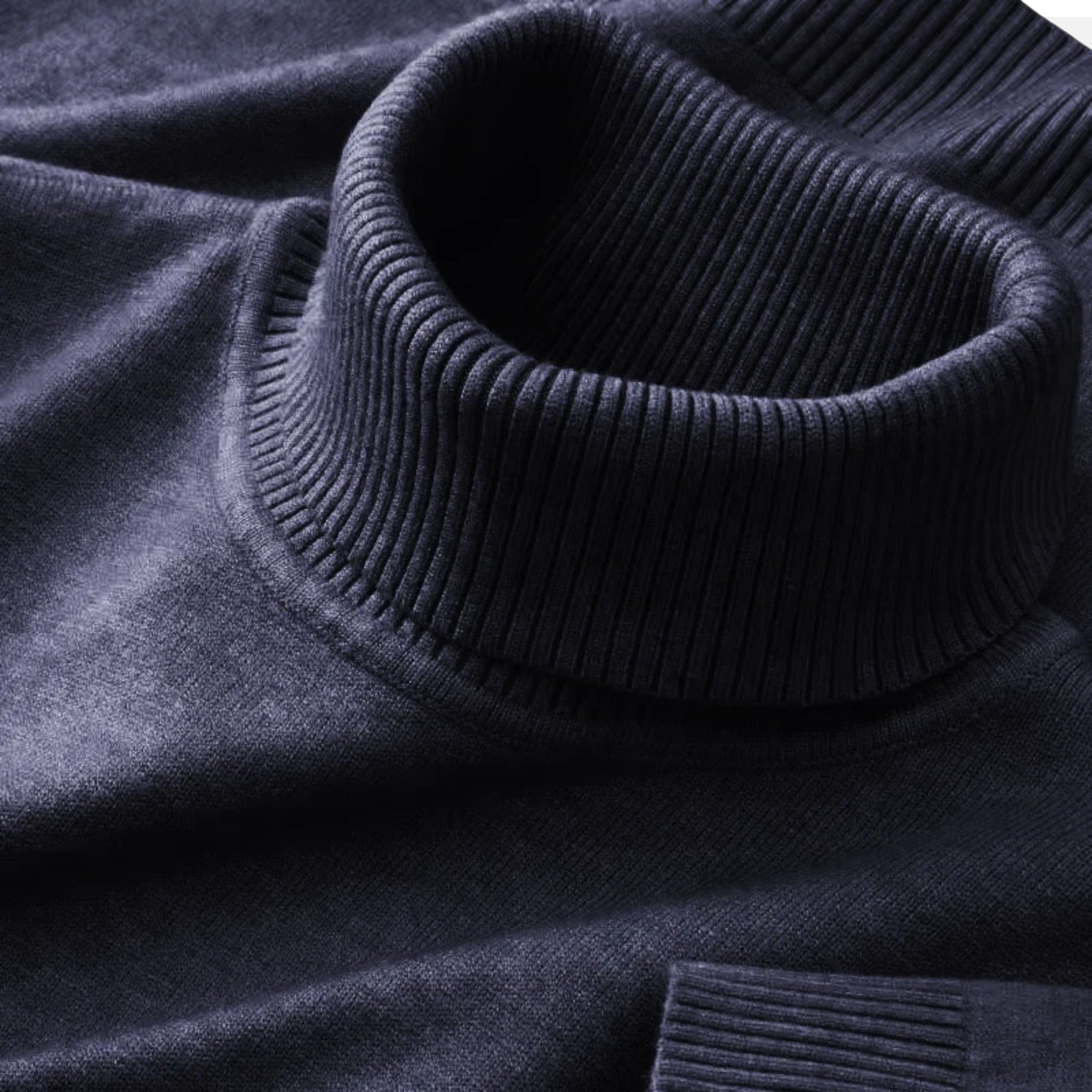 Woverley | Men's Knit Turtleneck Sweater in Wool
