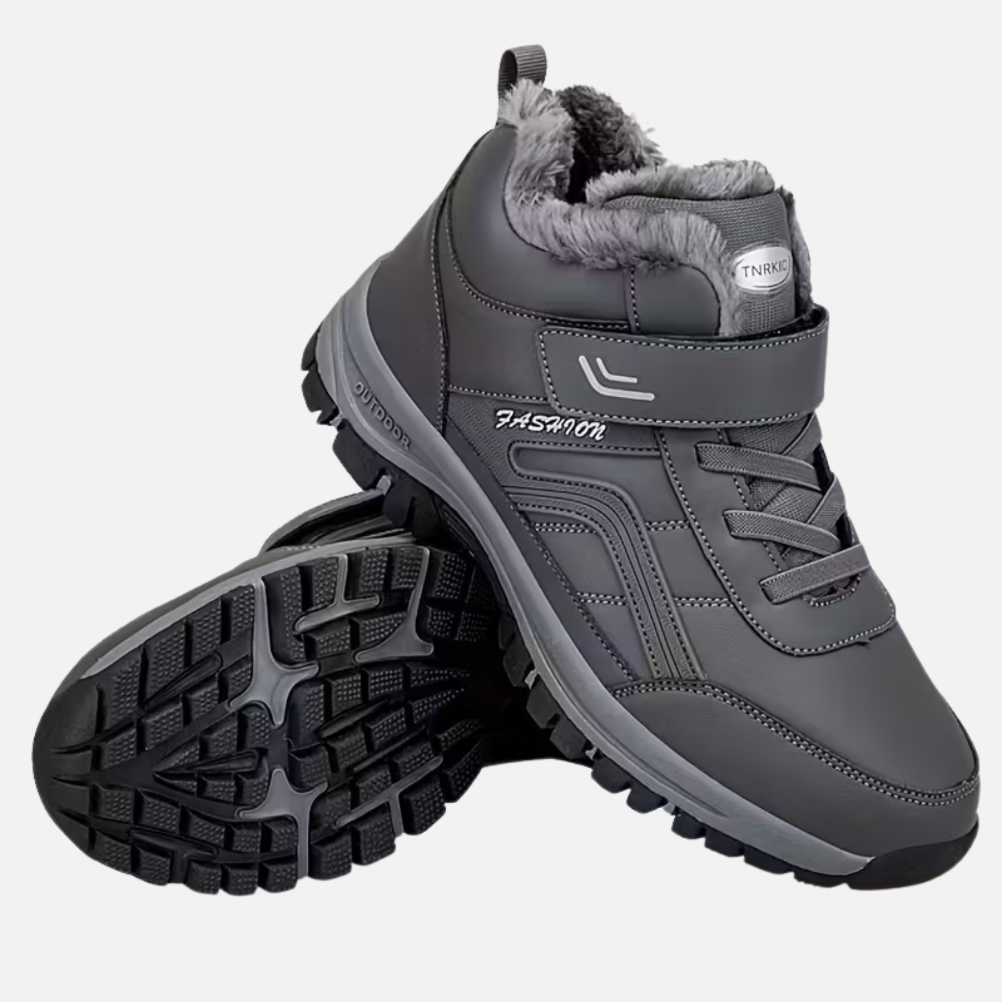 Woverley | Men's Cozy Winter Slip-On Ankle Boots