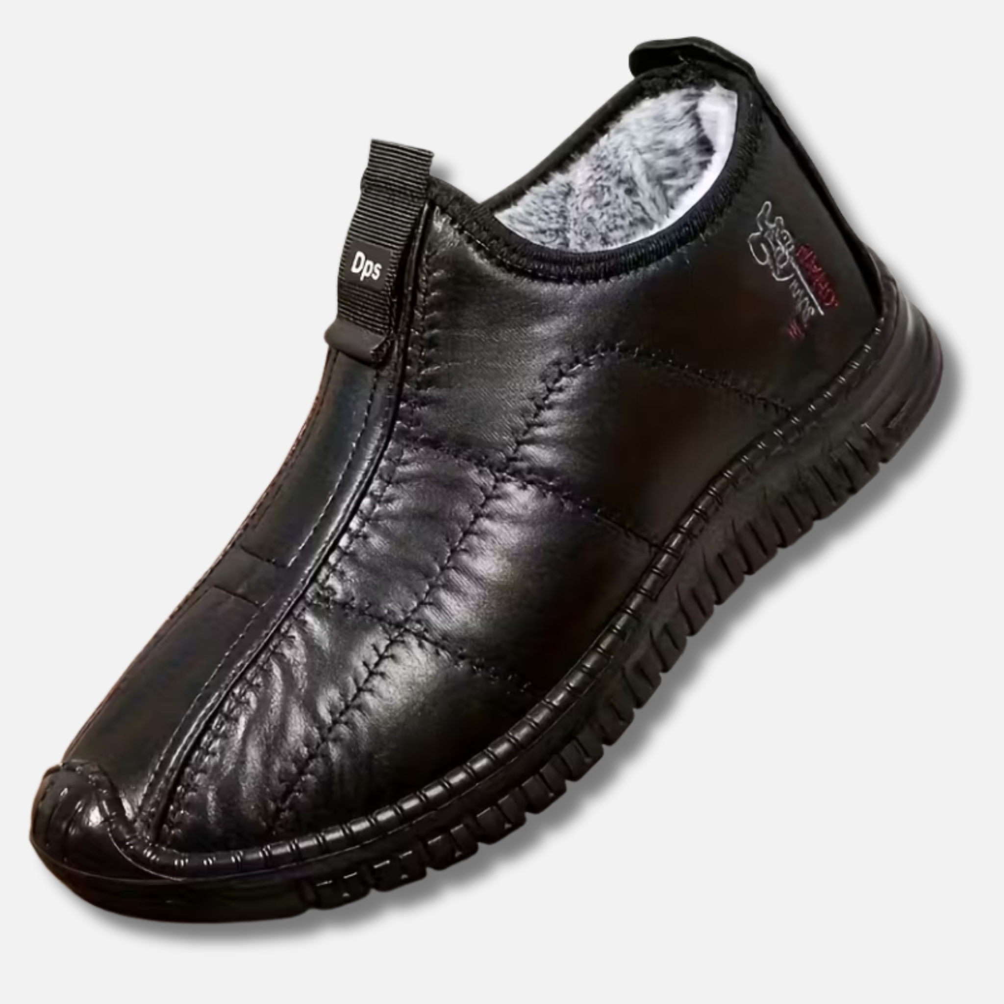 Woverley | Men's Warm Winter Slip-On Ankle Boots with Elastic Entry
